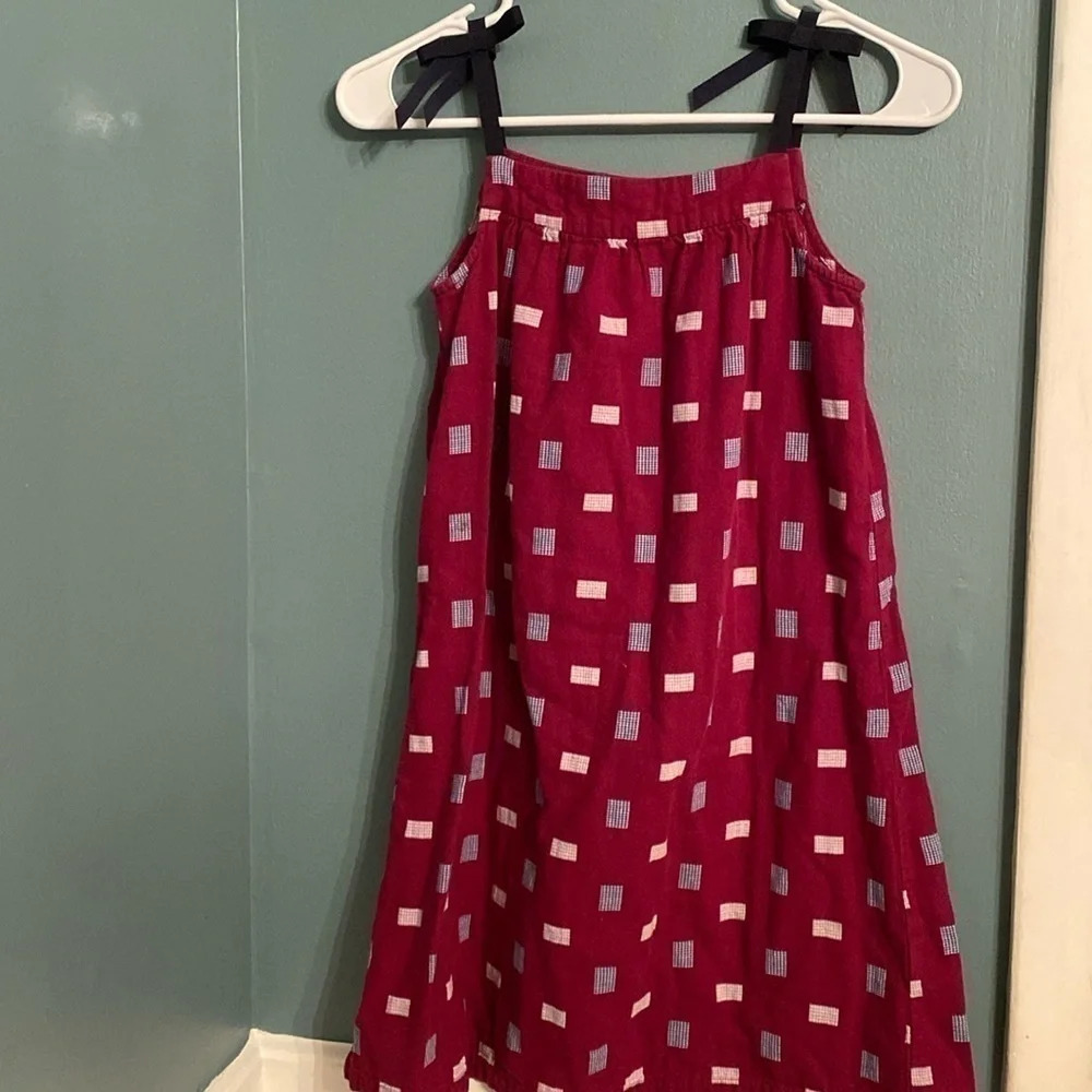 Hanna Anderson tank dress size 140 (US8-10) - bows on straps
